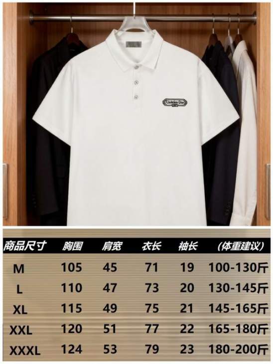 Dior Polo Shirts Short _SKUDiorM-3XLhgntx49928479